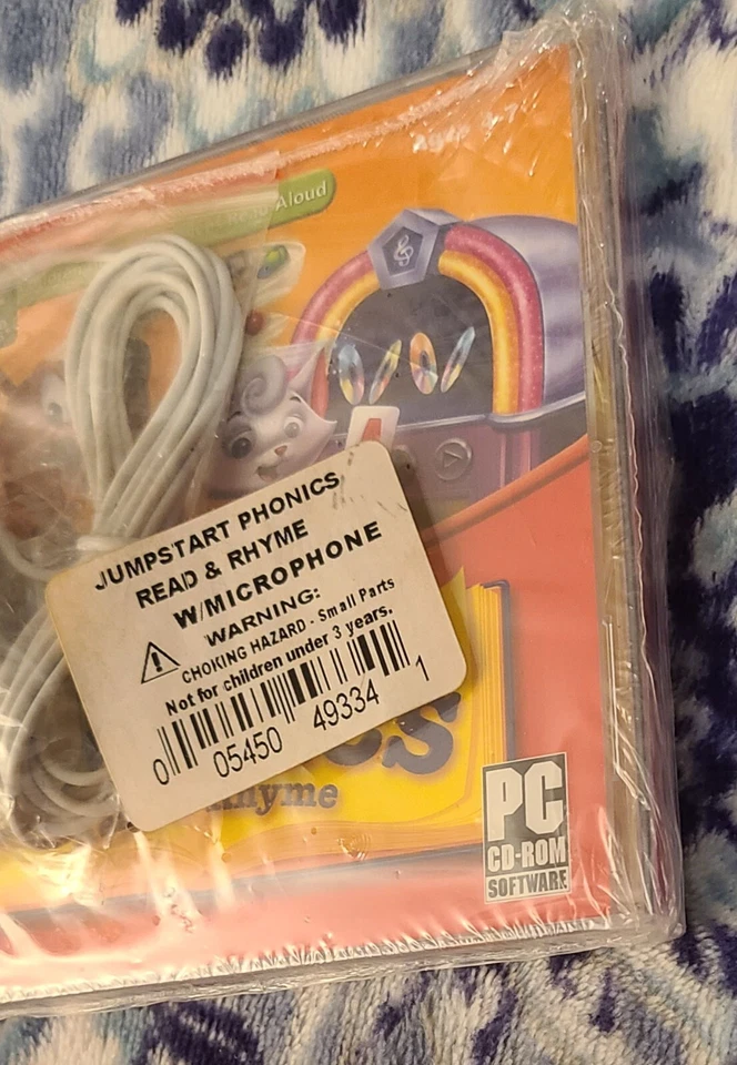 JumpStart Phonics Read and Rhyme Pc Factory New Nice Vista XP w/ Microphone - Image 3 of 4