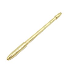 Authentic LOUIS VUITTON Stylo Agenda GM Ballpoint Pen N75003 Gold Brass W511002