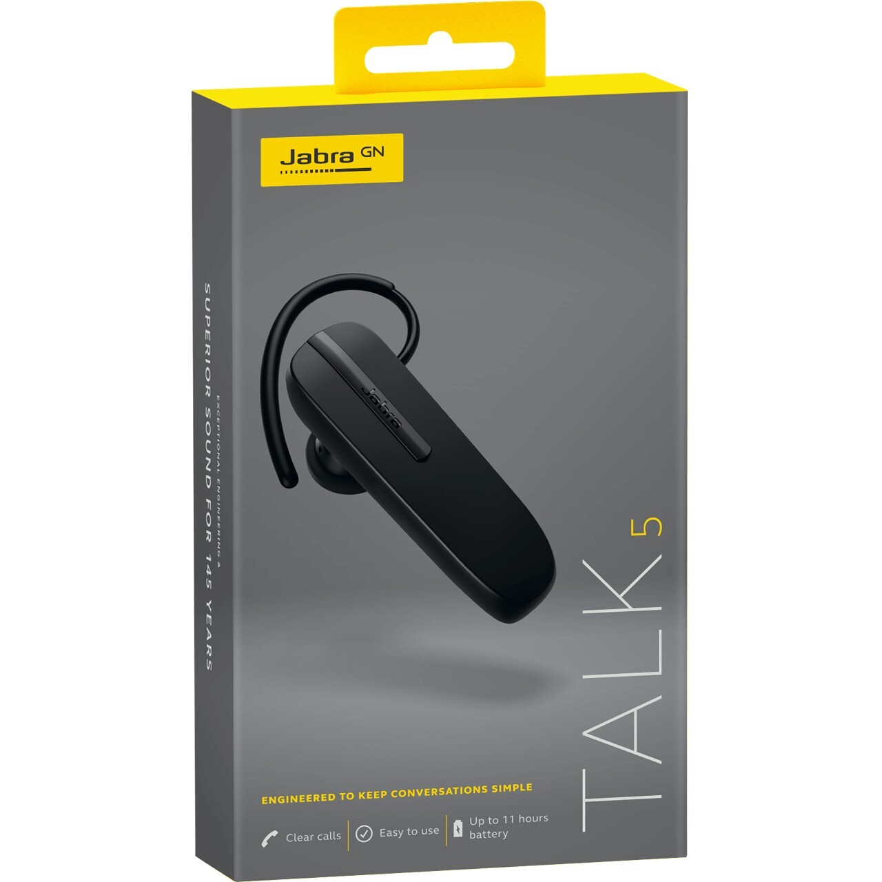 Jabra Headsets Talk 5 InEar Headset Bluetooth Kabellos Schnurloses