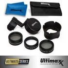 ULTIMAXX DJI Phantom 4 7pc Filter Kit UV, CPL, ND2-ND400 + Lens Cap + Case