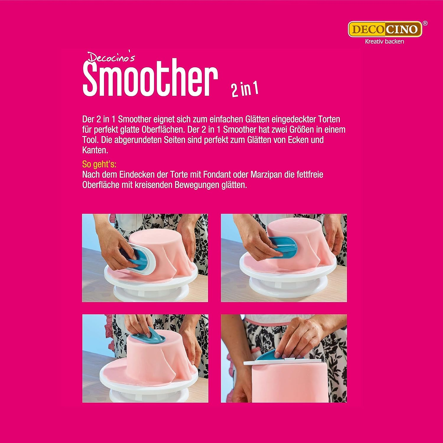MoNiRo 8-teiliges Tortenschaber Set Aus Edelstahl - Icing Smoother Zum Glätten & Verzieren Von Kuchen