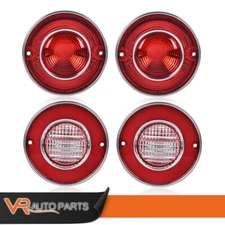 Fit For Chevrolet Corvette C3 1975-1979 New Tail Lights and Backup Lights Set 