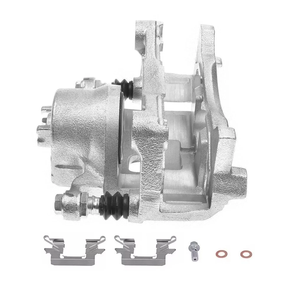 Pinça de freio dianteira direita para passageiros com conjunto de suporte para Nissan Altima Leaf - Imagem 4 de 4