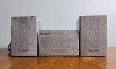 Panasonic Satellite Speakers Set Of 3 SB-PC89 SB-AFC95 Surround 5.1 Tested