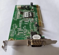 SIIG CYBERPRO JJ-P01012-S7 S6 PCI  DB9 RS232 Serial Port Card 1 port LOW PROFILE