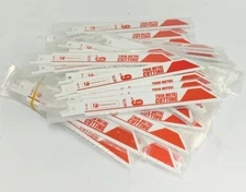 (100) 6" RECIP SAW Sawzall BLADES 14TPI BI METAL Thick or Thin Metal