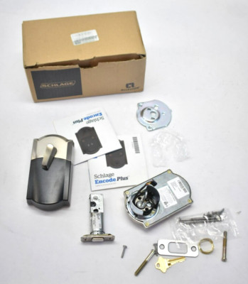 Schlage Camelot Satin Nickel Electronic Encode Plus Smart WiFi Deadbolt BE499WB