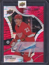 LUCAS RAYMOND - 2021 Upper Deck Allure Rookie RED RAINBOW AUTO #109