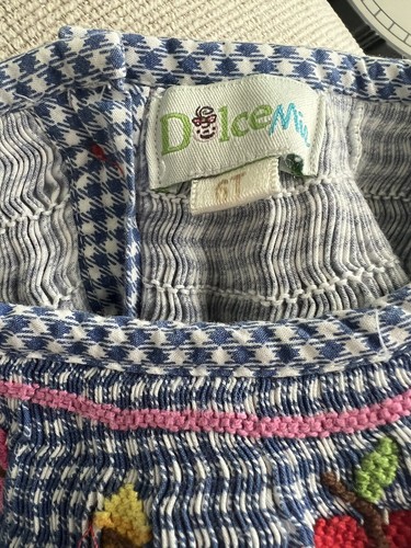 Smocked Bishop Dress School Theme Size 5 - Picture 4 of 4