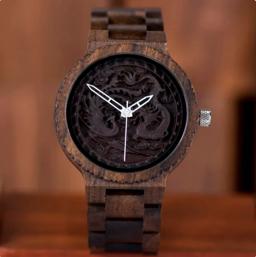 BOBO BIRD Mens Watches Luxury Wooden Watch For Men Quartz Dress Watches Men