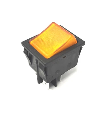 Interuttore bipolare luminoso 16a giallo per vaporetto polti M0006875