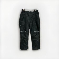 Swiss Tech Youth Ski/Snowboard Pants, Unisex, Size L/G 10-12 Black