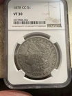 1878 cc morgan dollar NGC Vf30
