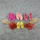 Vintage Barbie Doll Pumps Heels Shoes 80s 90s Lot of 14 Pink Red Yellow