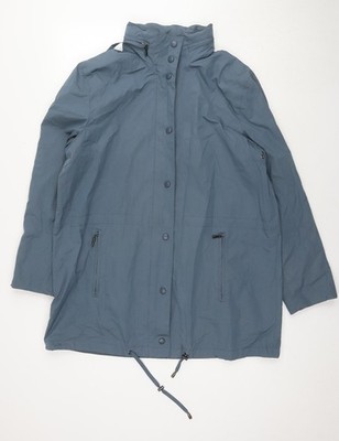 Five Four Damen Regenmantel Jacke blau Größe L Reißverschluss