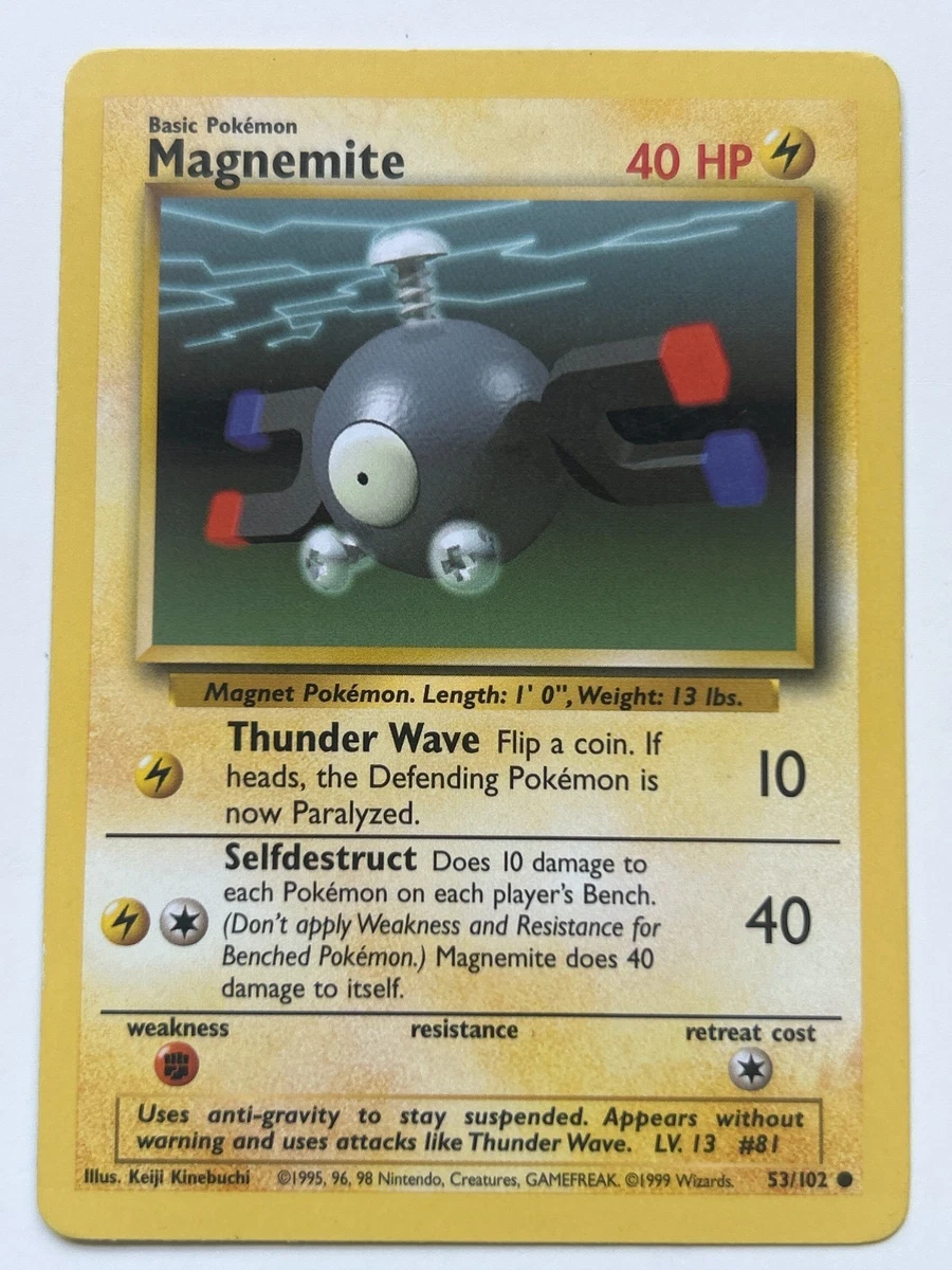 Magnemite Pokémon TCG Cards for sale | eBay