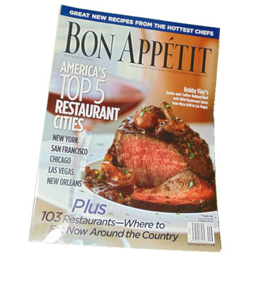Bon Appétit Magazine September 2005 America's Top 5 Restaurant Cities Bobby Flay