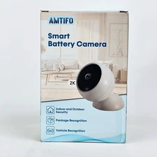AMTIFO 2K WiFi Wireless Outdoor Security Camera | Magnetic Mount/Battery Powered