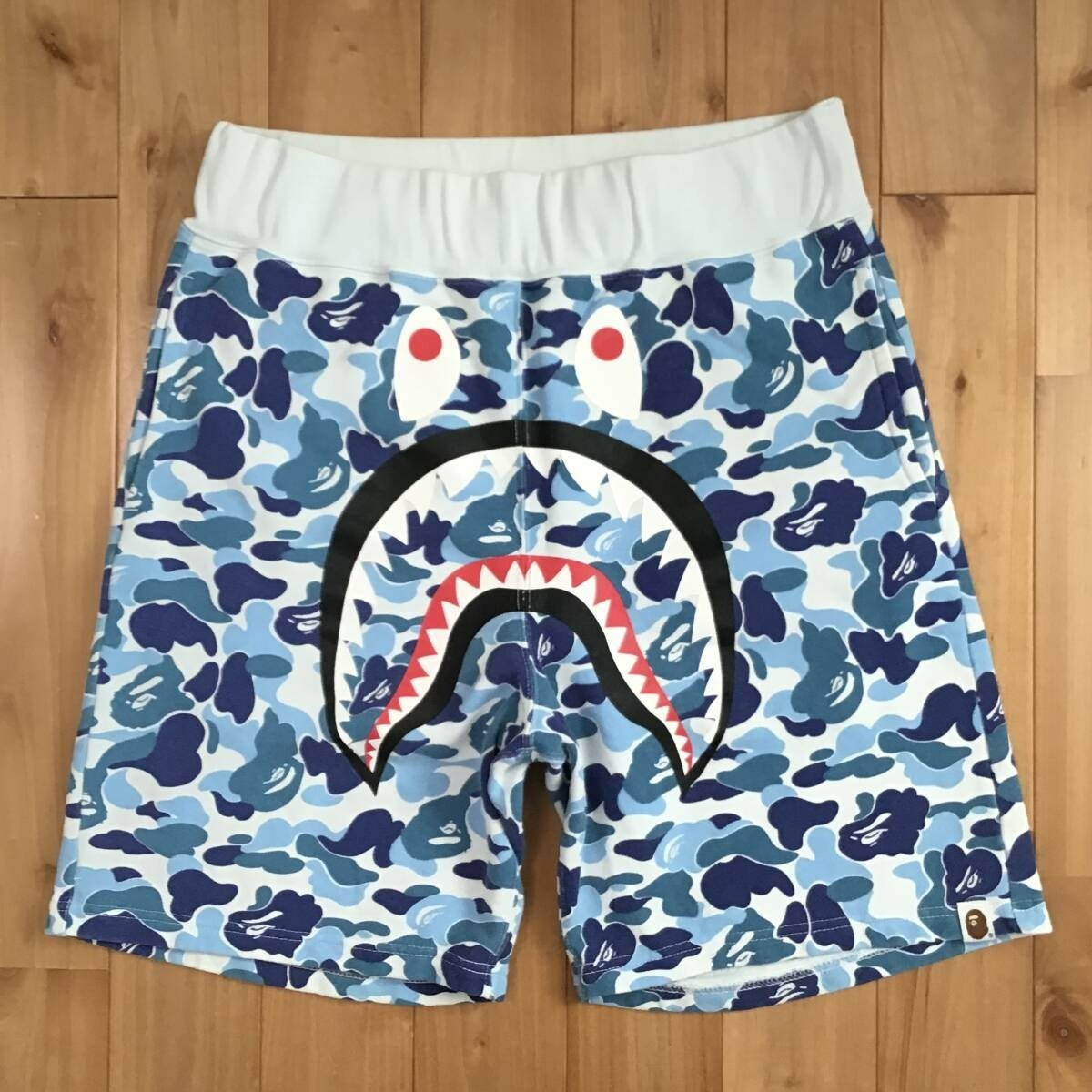 FDTURES 24ss Sports Casual Pants Bap Shark Camouflage Youth Casual Shorts Mid Pants Men Pure Cotton Shorts