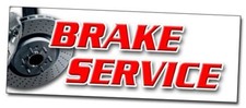 48" Brake Service Decal Sticker car auto Repair 36"
