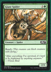 Giant Spider 183/280 Core Set 2019 MTG
