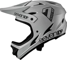 Seven iDP 7 M1 MTB Mountain Bike Helmet Kids Full Face Vented Gray Youth Medium