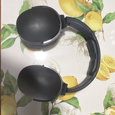 Black Over-Ear Headband Headphones Double Earpieces Ear-Cup (Over the Ear)