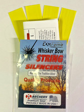 YELLOW Cat Whisker Bow String Silencers NOISE DAMPENERS Archery 4 pcs COMPOUND