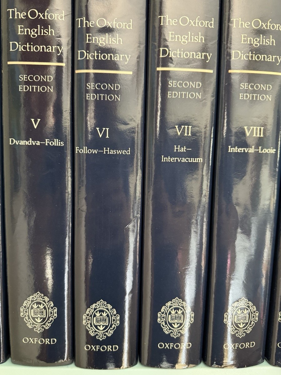 The Oxford English Dictionary, 20 Volume Complete Set, 2nd Edition