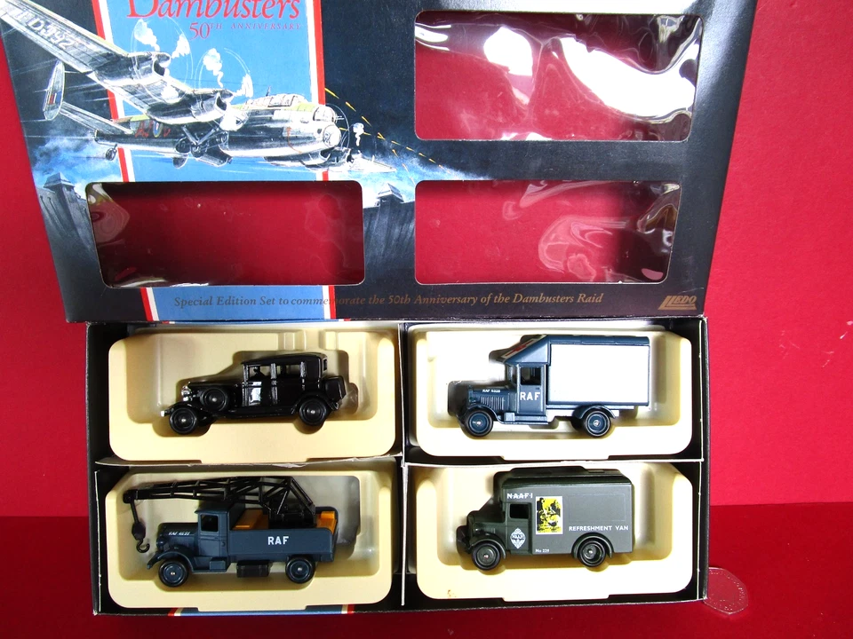 Lledo The Dambusters 50TH Anniversary, 4 piece RAF diecast model set - Image 2 of 4