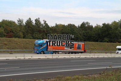 LKW Foto Scania R-series Planensattelzug blau Sectional doors #g5yh
