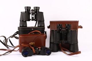 Vintage Binoculars Inc Carl Zeiss 8x30 Zuiho 10x50 Revue 8x40 Working x 3