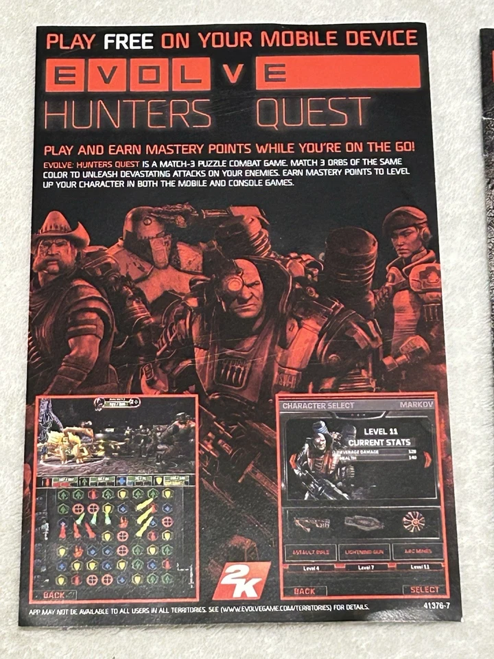 Evolve (PC, 2015) DVD ROM Pre Owned - Image 3 of 4