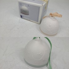 Vintage 1992 1993 Lladro Collectors Society Bell Porcelain Lot Of 2