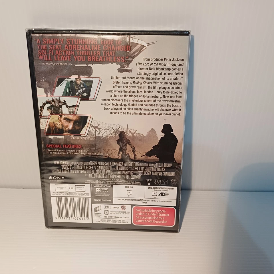 District 9 (DVD, 2009) Brand New and Sealed - image 2 of 4
