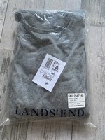 Lands' End Long Sleeve Grey T Shirt Top Size 3XL New