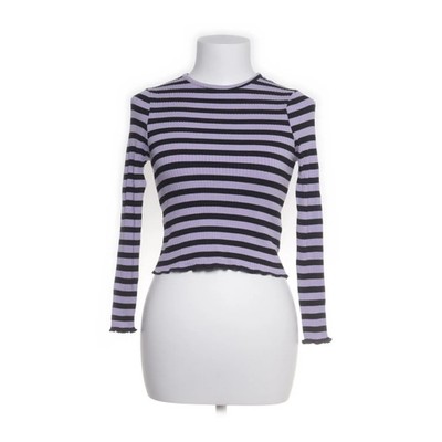 ASOS Design, Langarmshirt, Größe: 40, Schwarz/Lila, Elasthan/Viskose #YNw
