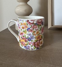 Vintage Heron Cross Pottery 1876 Floral Chintz Mug Collectable English Pottery