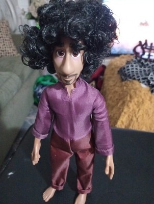 Jakks Pacific Encanto Bruno Madrigal Ken Doll Man Black Curly Hair Brown Eyes
