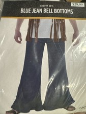 Adult Costume Hippie 60s 70s Bell Bottoms Halloween Groovy 60 s Bell Bottoms
