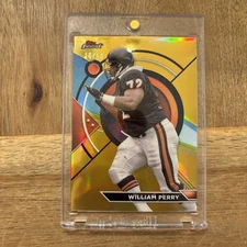 2024 Topps Composite William Perry Finest True Gold Refractor /50 No. 160 Bears