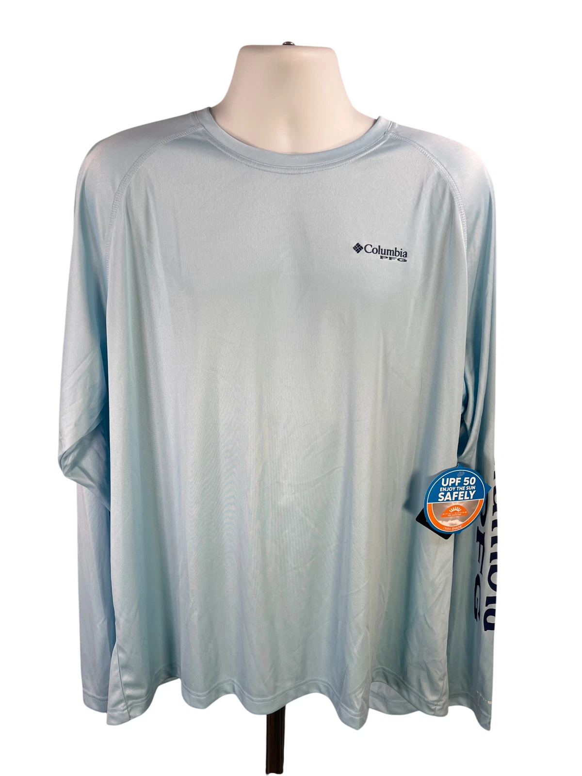 Columbia PFG Men's Blue Omni Shade Sun Protection Long Sleeve Shirt - XXL
Opens in a new window or t