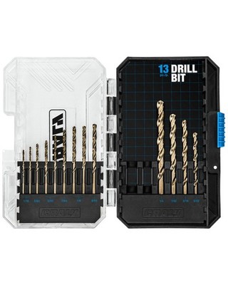 Cobalt Drill Bit Set 13-Piece M35 HSS 135° Split Point - For Hard Metal, Steel