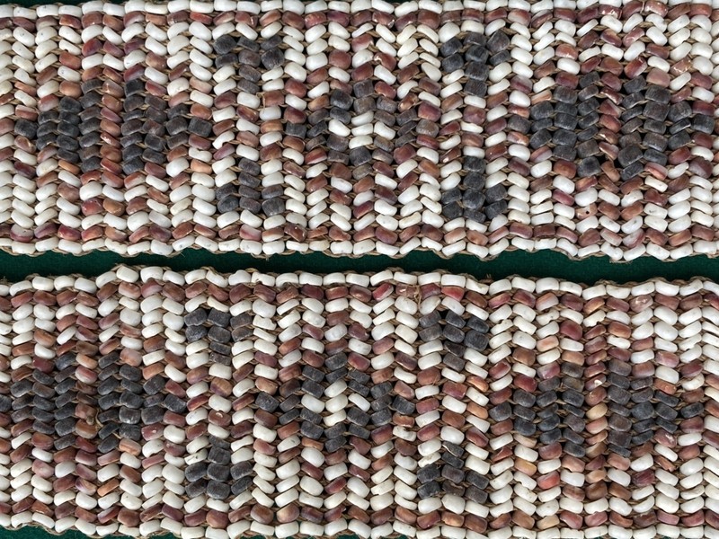 A fine pair of vintage Shell Money Armbands from Malaita, Solomon Islands