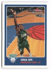 2001 Fleer Tradition WNBA #136 Sonja Tate Minnesota Lynx