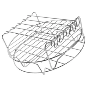  1 Set Air Fryer Rack Round Frying Rack Stainless Steel Steaming Rack Air Fryer