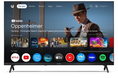 32 Zoll QLED Fernseher HD Ready Google TV Chromecast WLAN - Sharp 32HF3265E