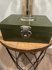 Vintage Utilco Cash Box Leroy NY Security Box w/Keys