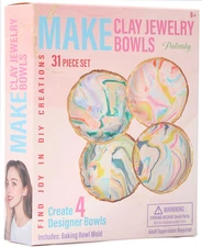 Make Your Own Clay Jewelry Bowls Arts and Crafts Kit for Teen Girl, DIY Clay ...
