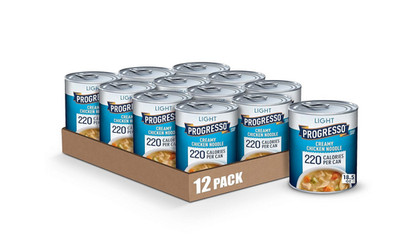 Progresso Light, Creamy Chicken Noodle Canned Soup, 18.5 oz. (Pack of 12)